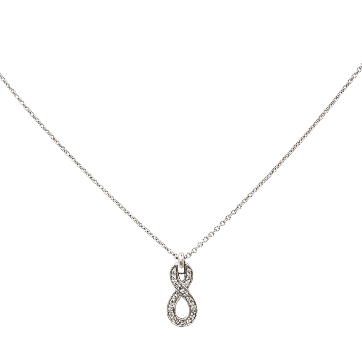 Collier Or blanc Diamant - Castafiore