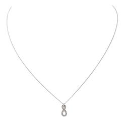 Collier Or blanc Diamant - Castafiore