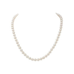 Collier Or blanc Perle - Castafiore