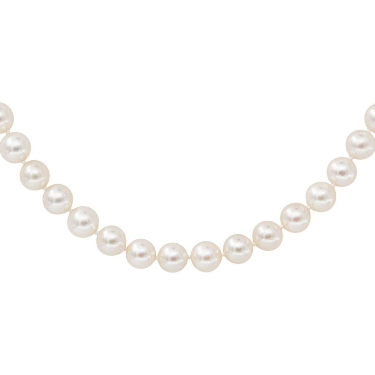 Collier Or blanc Perle - Castafiore