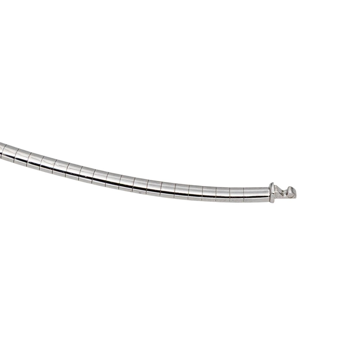 Collier Or blanc Saphir rose - Castafiore