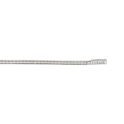 Collier Or blanc Saphir rose - Castafiore