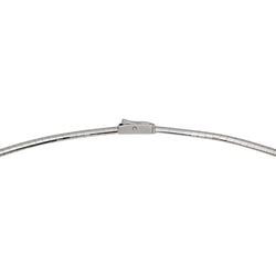 Collier Or blanc Saphir rose - Castafiore