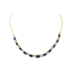 Collier Or jaune Saphir - Castafiore