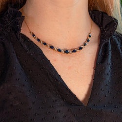 Collier Or jaune Saphir - Castafiore