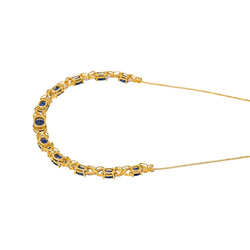 Collier Or jaune Saphir - Castafiore