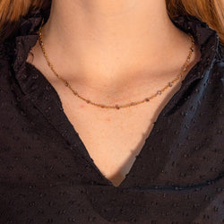 Collier Or jaune Saphir - Castafiore
