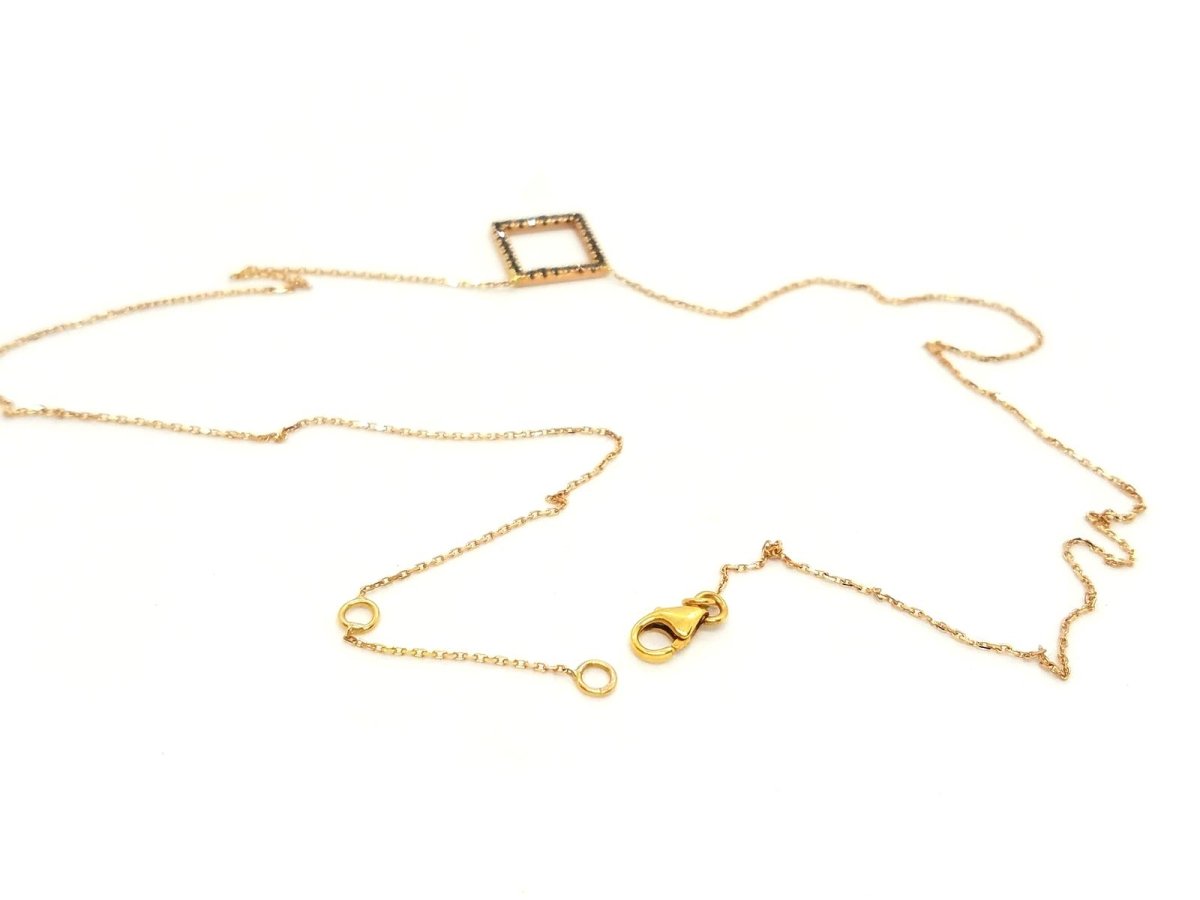 Collier Or rose Diamant - Castafiore