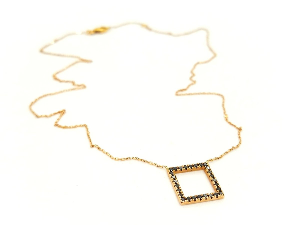 Collier Or rose Diamant - Castafiore