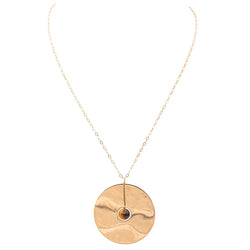 Collier Or rose Œil - de - Tigre - Castafiore