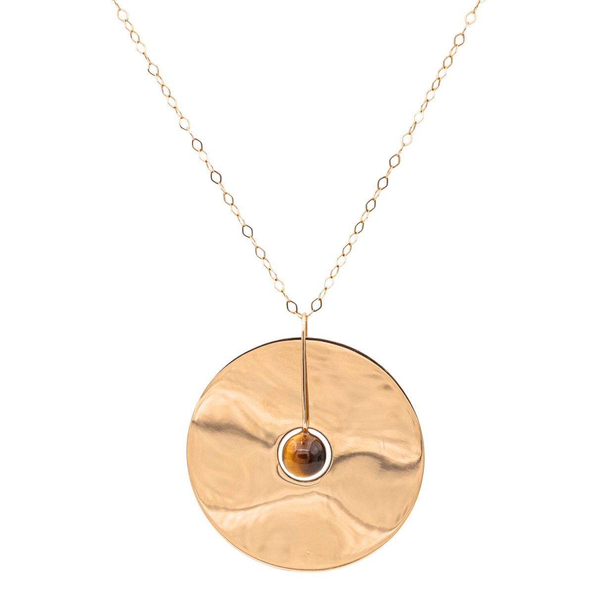 Collier Or rose Œil - de - Tigre - Castafiore