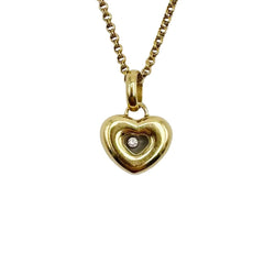 Collier Pendantif CHOPARD "Happy Diamonds" en or jaune et diamant - Castafiore