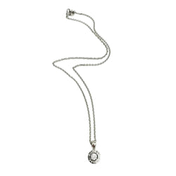 Collier Pendentif BULGARI "Bvlgari-Bvlgari" en or blanc et diamant - Castafiore