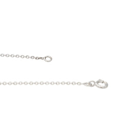 Collier Pendentif carré en or blanc et diamant - Castafiore