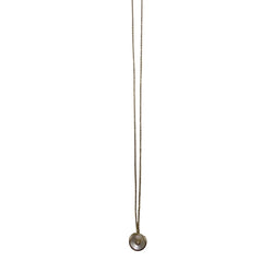 Collier Pendentif CARTIER "Amulette" en or jaune, nacre et diamants - Castafiore