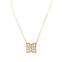 Collier Pendentif CARTIER "Baiser du Dragon" en or jaune et diamants - Castafiore