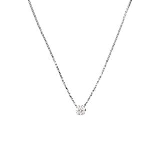 Collier Pendentif CARTIER en or blanc et diamant - Castafiore