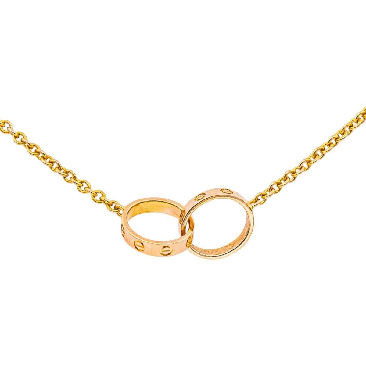 Collier Pendentif CARTIER "Love" en or rose - Castafiore