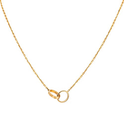 Collier Pendentif CARTIER "Love" en or rose et diamants - Castafiore