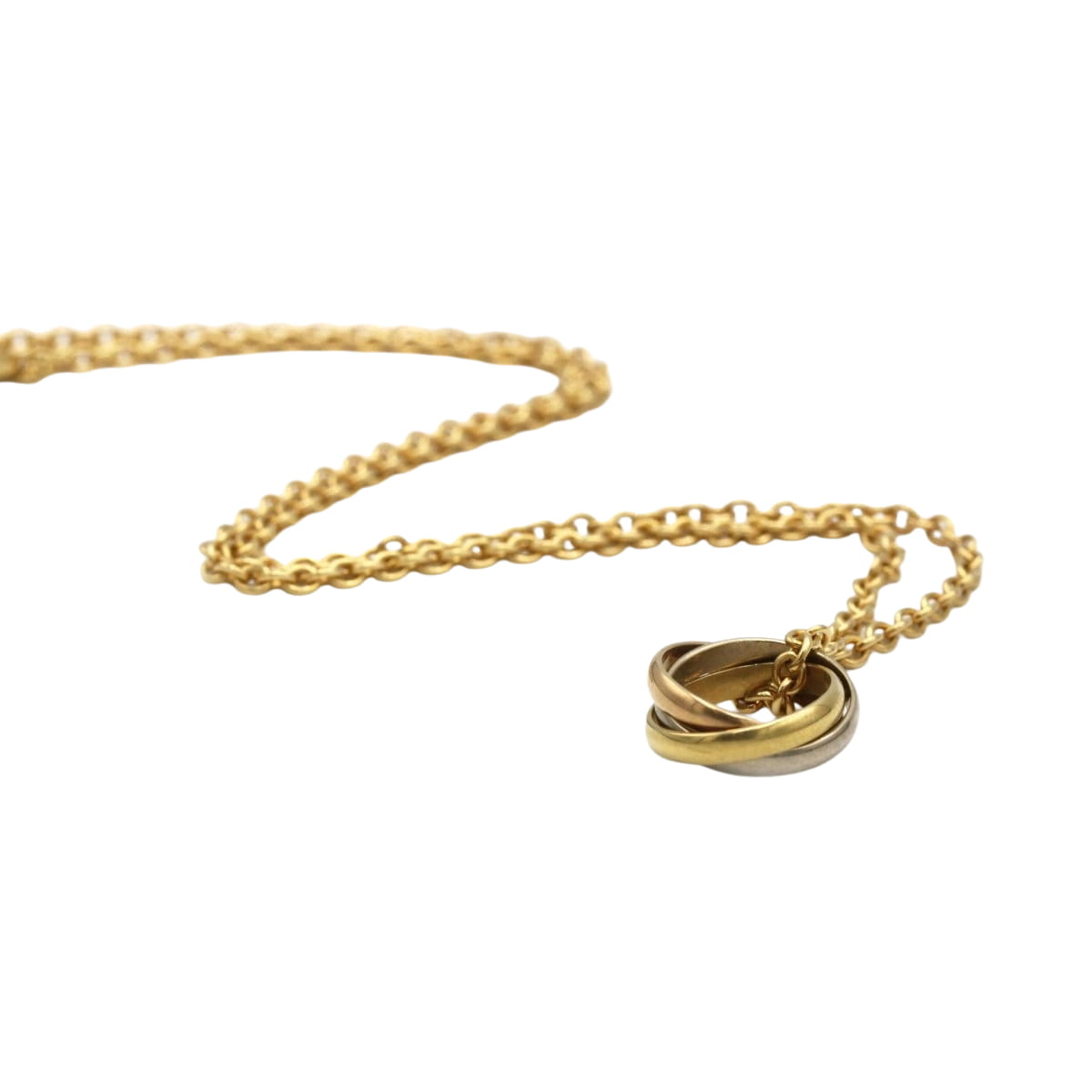 Collier Pendentif CARTIER "Trinity" en or jaune, or blanc et or rose - Castafiore