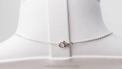 Collier pendentif cercle en or blanc et diamants - Castafiore