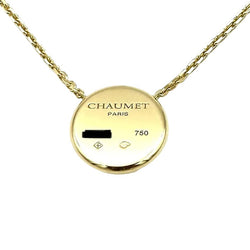 Collier Pendentif CHAUMET "Class one croisiére" en or jaune, citrine et diamants - Castafiore