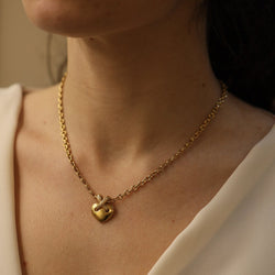 Collier Pendentif CHAUMET "Lien" en or jaune et diamants - Castafiore