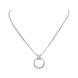 Collier Pendentif CHAUMET "Liens" en or blanc et diamants - Castafiore