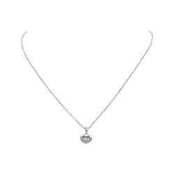 Collier Pendentif CHOPARD "Happy Heart" en or blanc et diamant - Castafiore