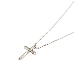 Collier Pendentif Croix DAVID YURMAN en argent et diamants