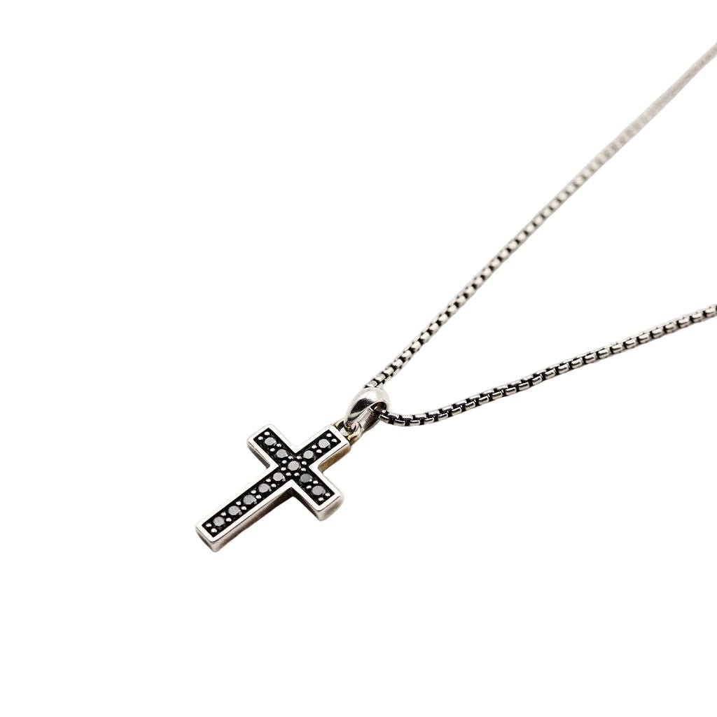 Collier Pendentif DAVID YURMAN en argent et diamants - Castafiore