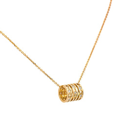 Collier Pendentif DINH VAN "Pulse" en or jaune et diamants - Castafiore