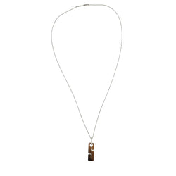 Collier Pendentif DINH VAN "Seventies" en or blanc et diamants - Castafiore