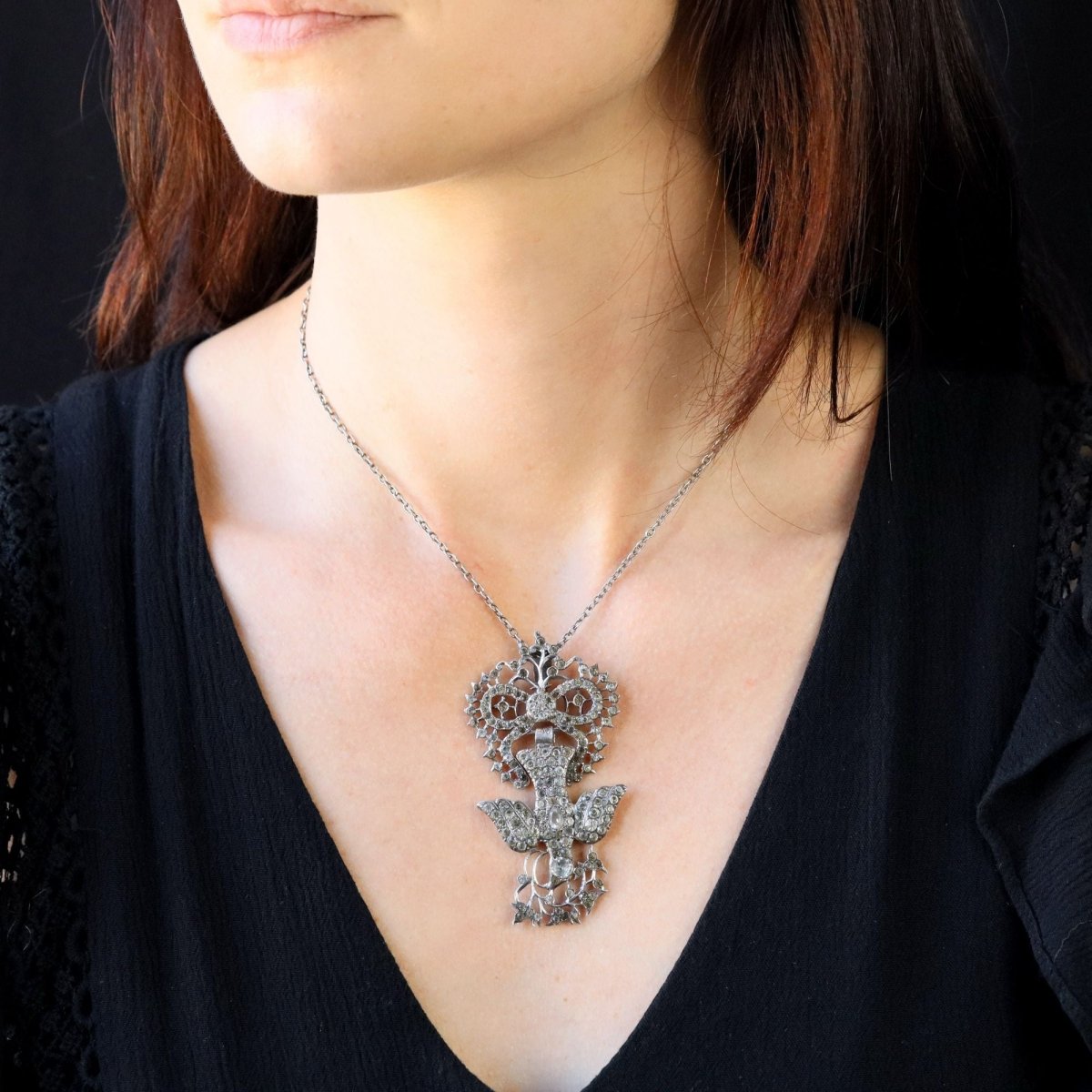 Collier Pendentif en argent - Castafiore