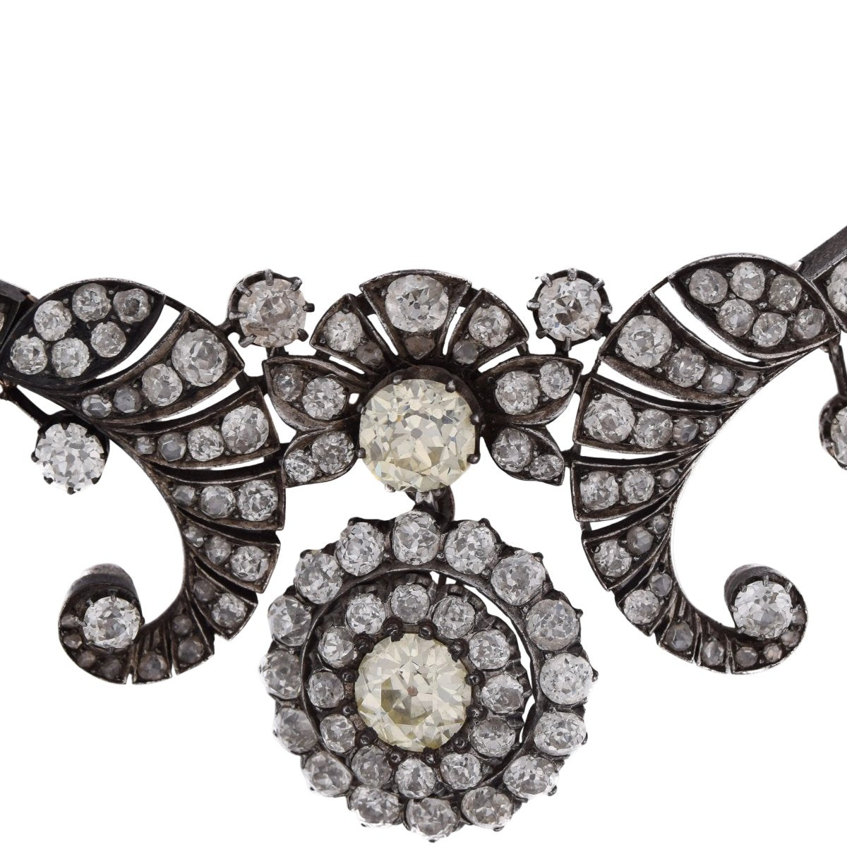 Collier Pendentif en or, argent et diamants - Castafiore