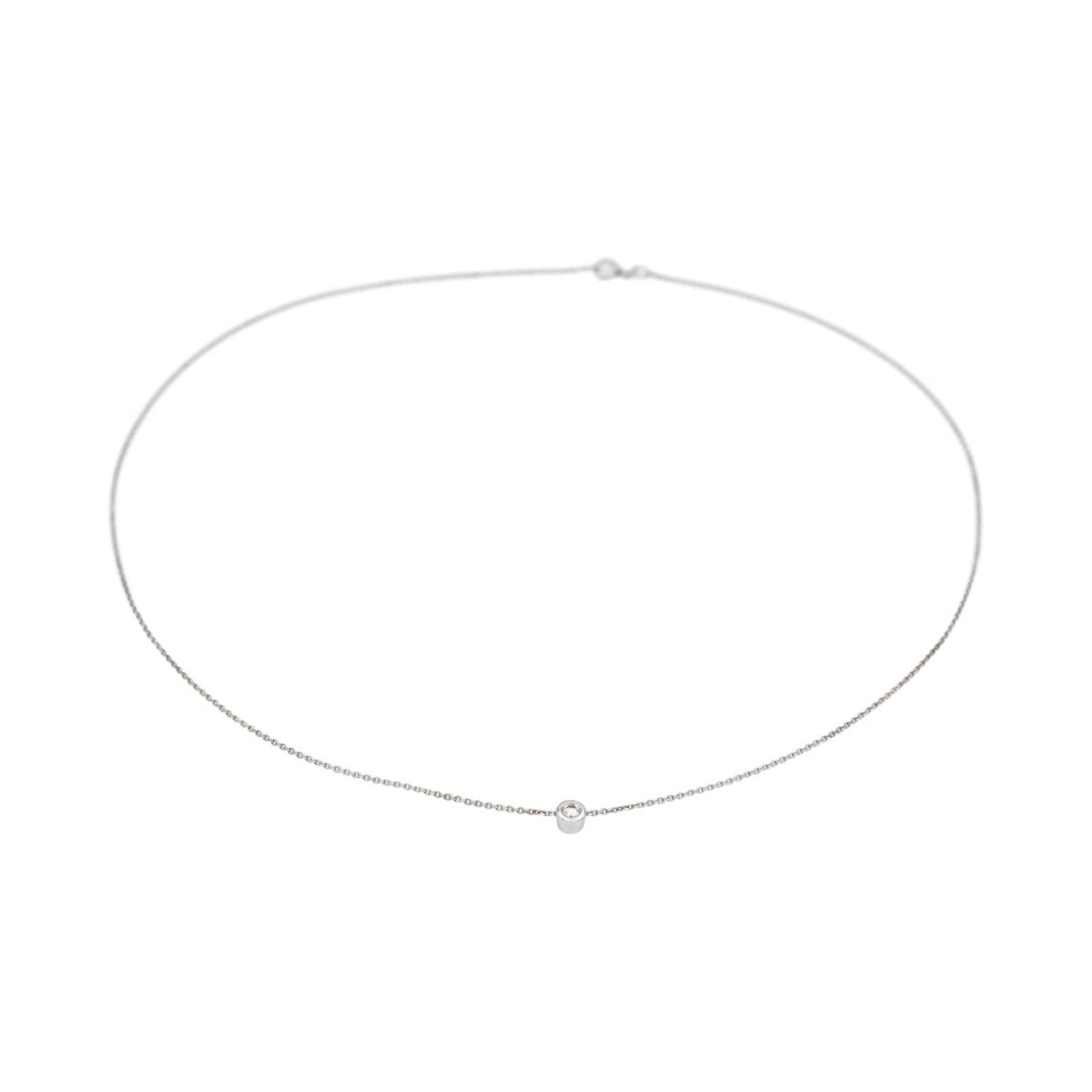 Collier Pendentif en or blanc et diamant - Castafiore
