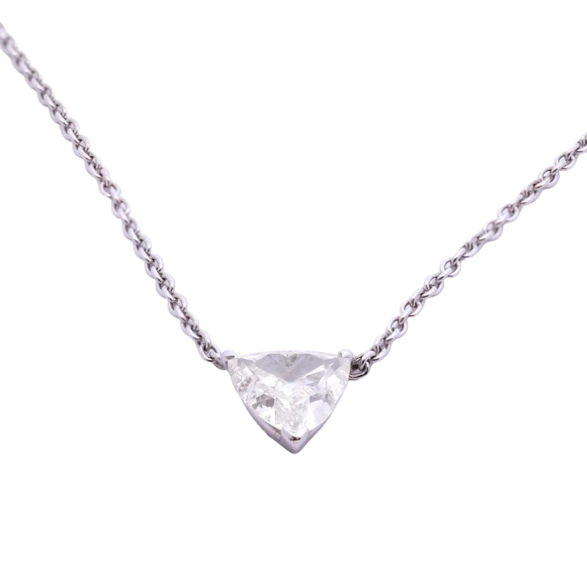 Collier Pendentif en or blanc et diamant - Castafiore