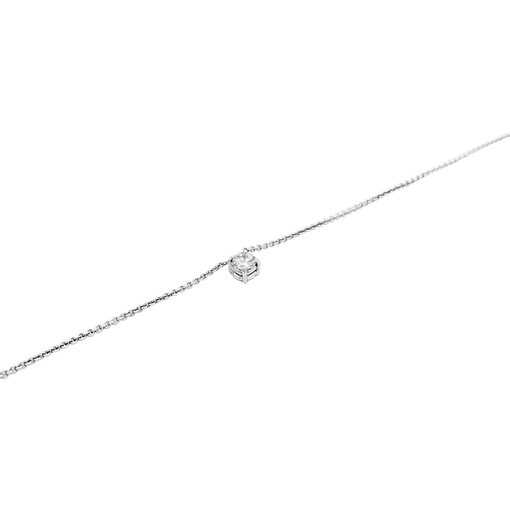 Collier Pendentif en or blanc et diamant - Castafiore