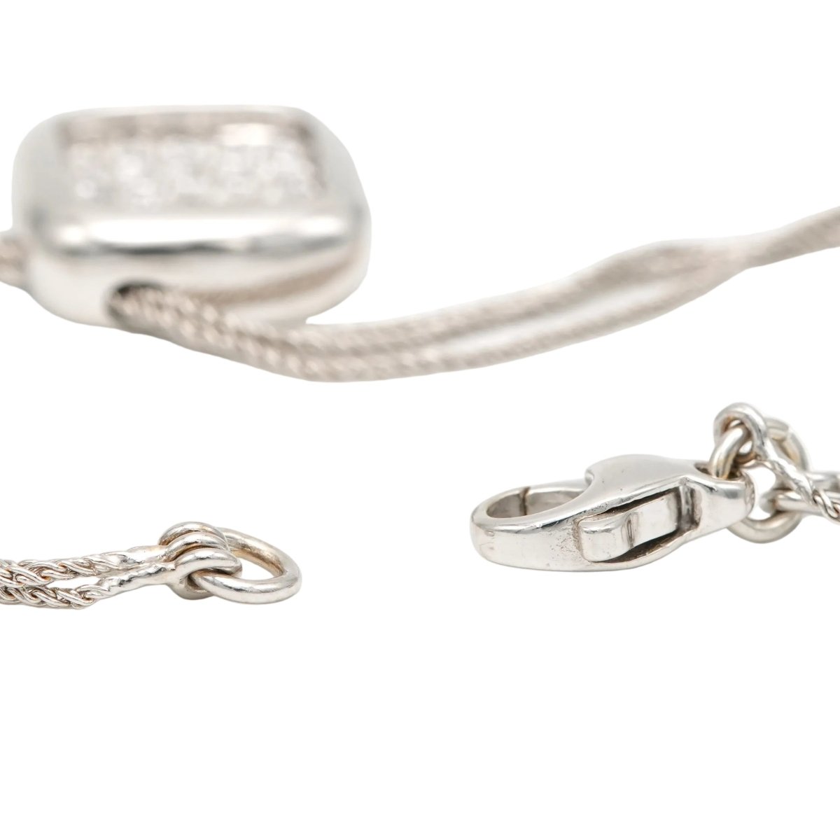 Collier Pendentif en or blanc et diamants - Castafiore