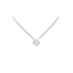 Collier Pendentif en or blanc et diamants - Castafiore