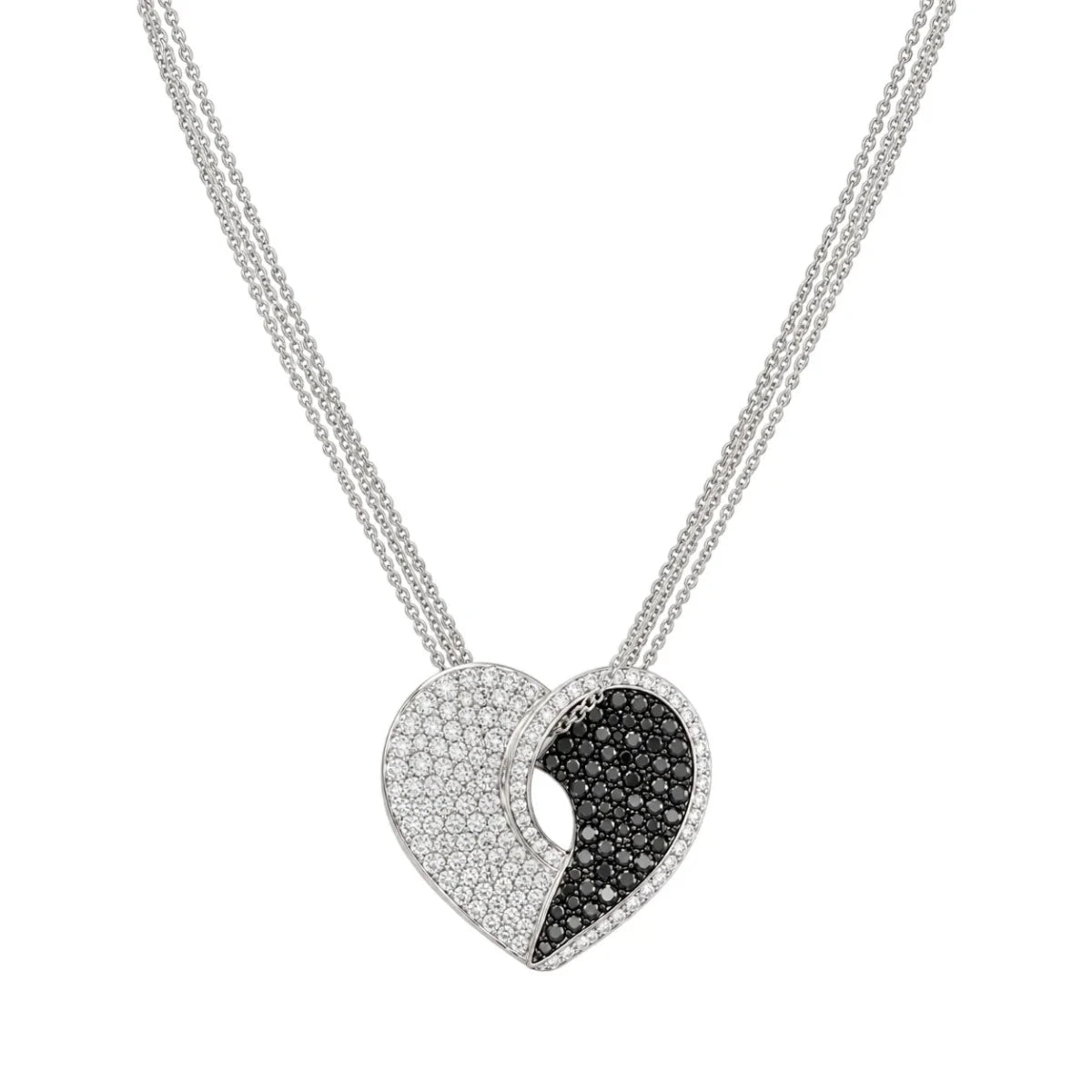 Collier Pendentif en or blanc et diamants - Castafiore