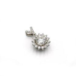 Collier Pendentif en or blanc et diamants - Castafiore