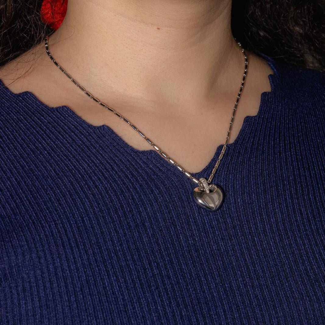 Collier Pendentif en or blanc et diamants - Castafiore