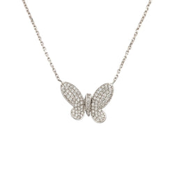 Collier Pendentif en or blanc et diamants - Castafiore