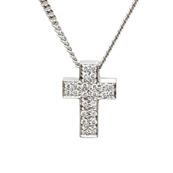 Collier Pendentif en or blanc et diamants - Castafiore