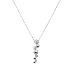 Collier Pendentif en or blanc et diamants - Castafiore