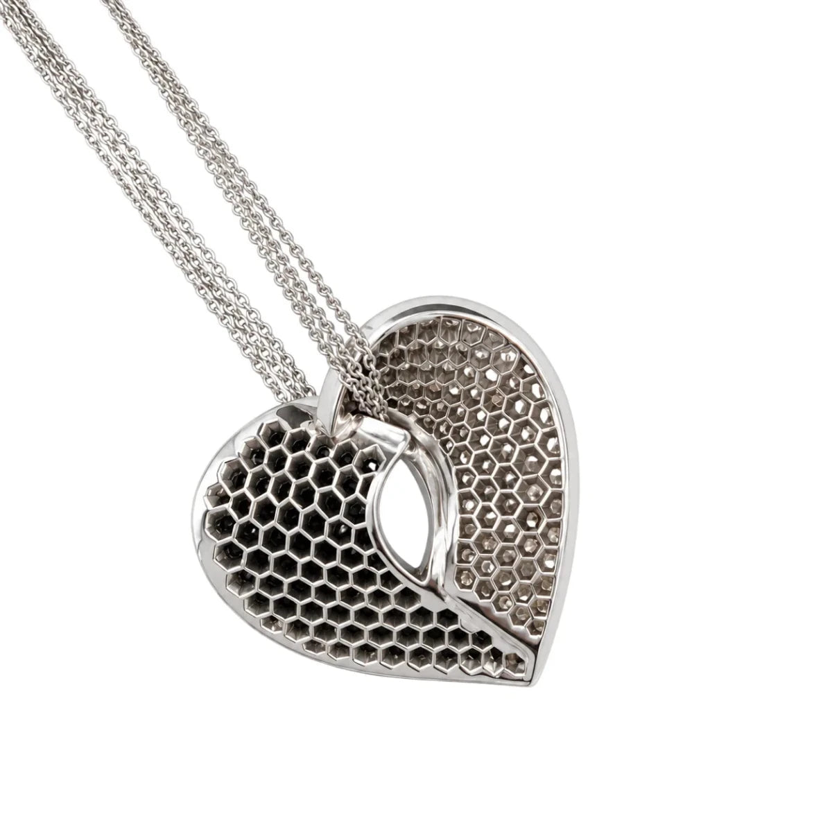 Collier Pendentif en or blanc et diamants - Castafiore