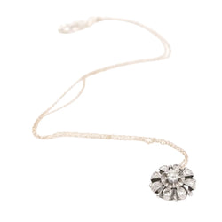 Collier Pendentif en or blanc et diamants - Castafiore