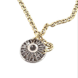Collier Pendentif en or blanc, or jaune et diamants - Castafiore