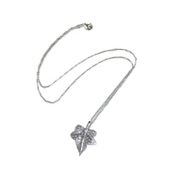 Collier Pendentif en or blanc, platine et diamants - Castafiore